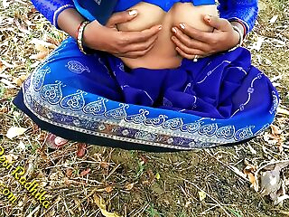 Indian Village Lady With Natural Furry Pussy Outdoor Sex Desi Radhika