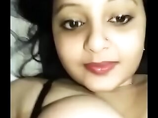 Horny Indian Chick Sucks Own Boobs